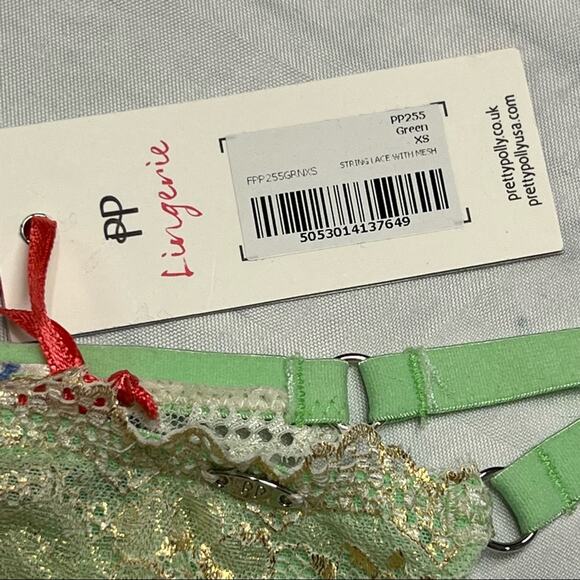 Pretty Polly Lace GString XS NWT - Picture 2 of 3
